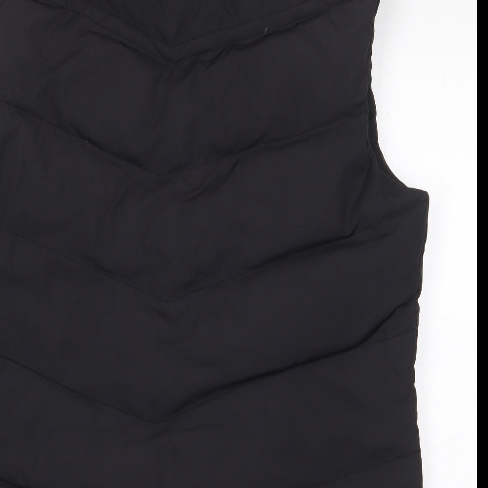 Ralph Lauren Mens Black Gilet Jacket Size L Zip