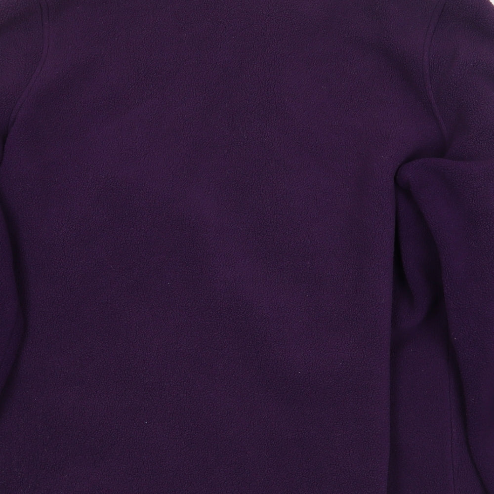 Marks and Spencer Womens Purple Jacket Size 18 Zip