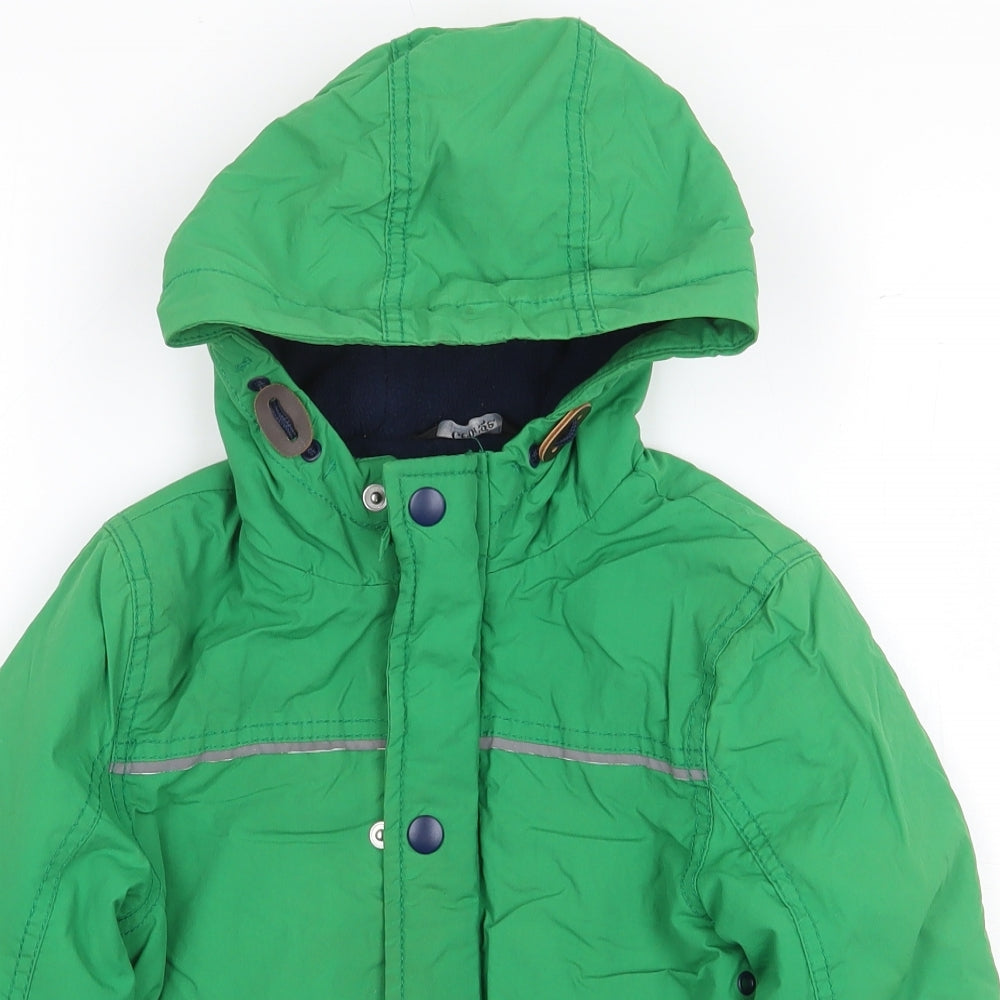George Baby Green Windbreaker Jacket Size 18-24 Months Zip