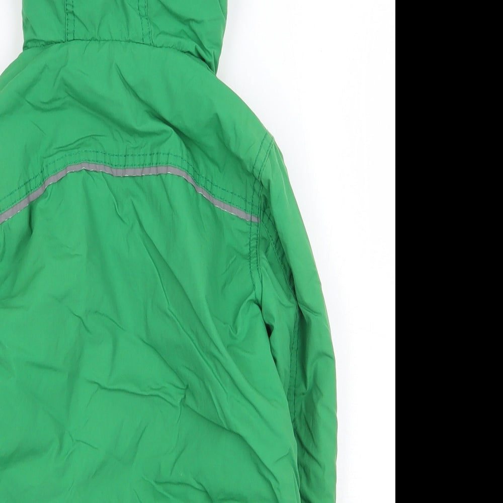 George Baby Green Windbreaker Jacket Size 18-24 Months Zip