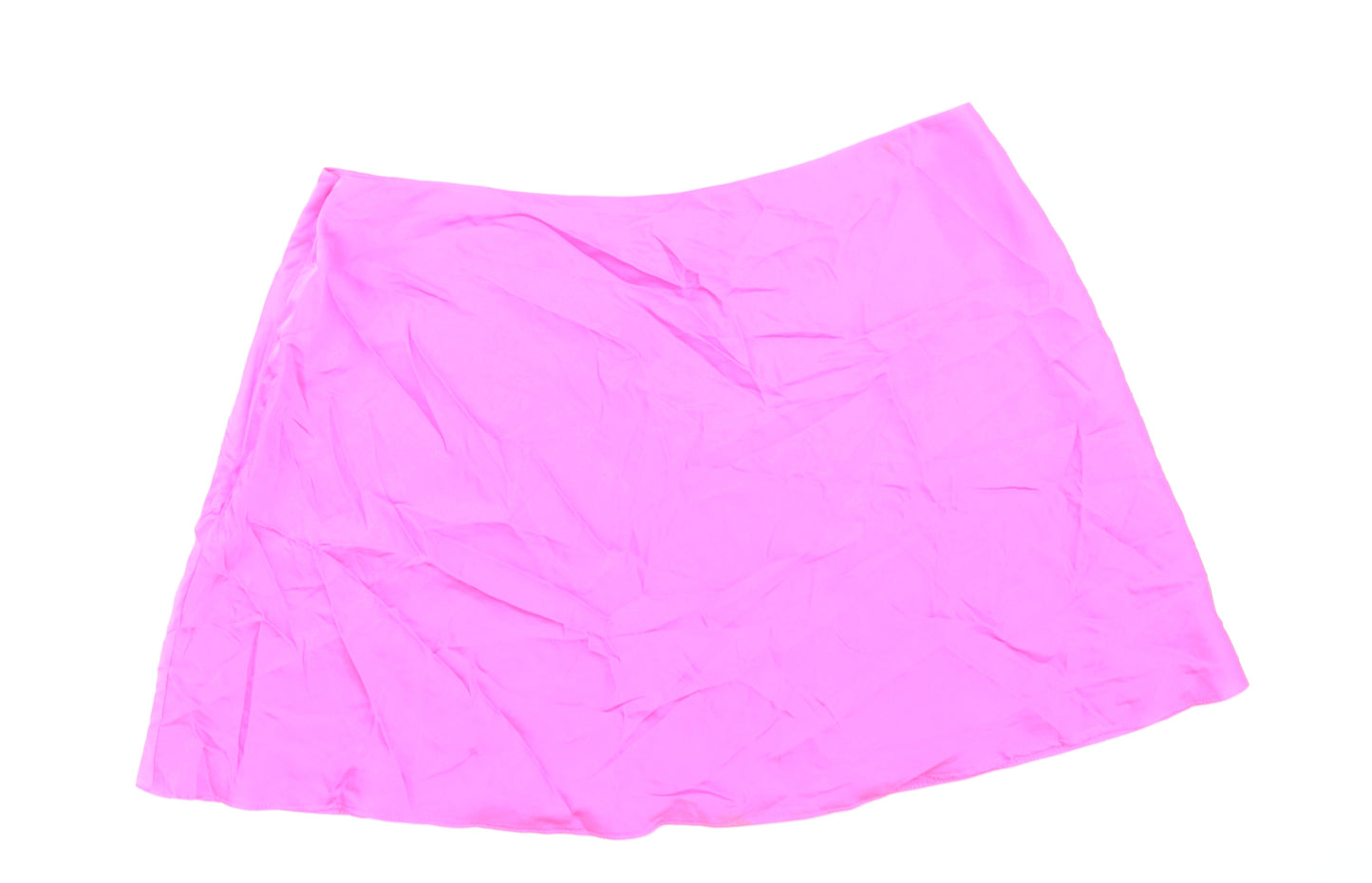 Primark Womens Pink Polyester Mini Skirt Size 16 Zip