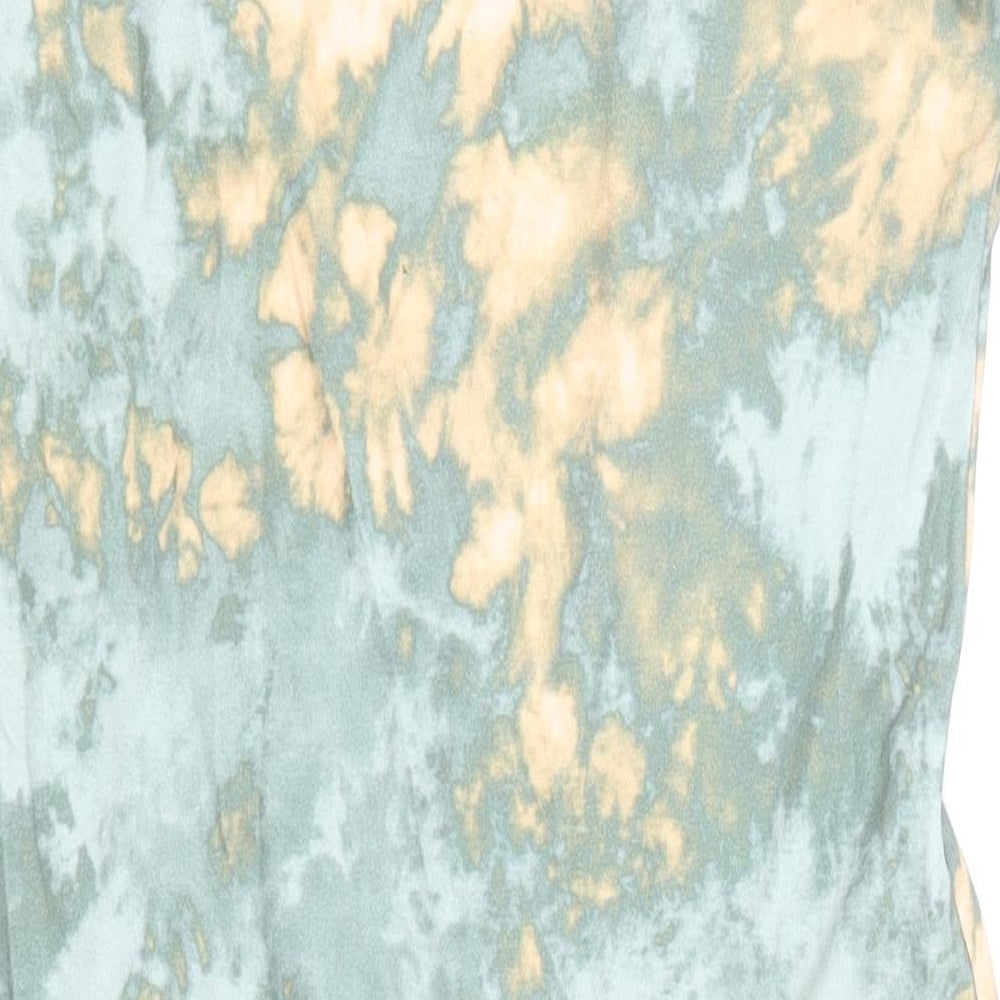 I SAW IT FIRST Womens Multicoloured Geometric Polyester Tank Dress Size 12 Round Neck Pullover