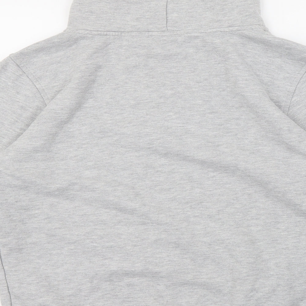 Animal Boys Grey Polyester Pullover Hoodie Size 15-16 Years Pullover