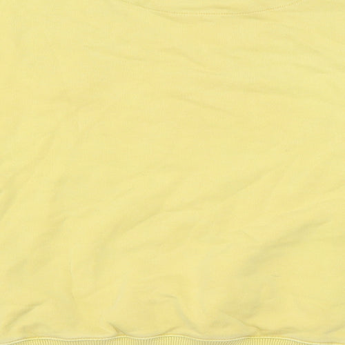 H&M Mens Yellow Round Neck Cotton Pullover Jumper Size XS - The Simpsons Krusty The Clown