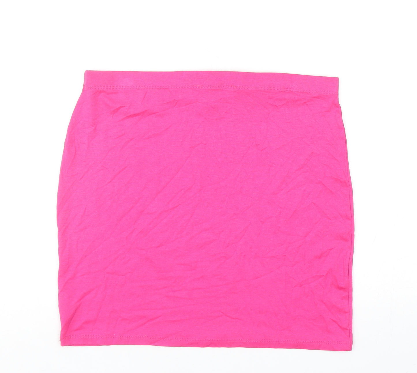 George Womens Pink Viscose Bandage Skirt Size 14