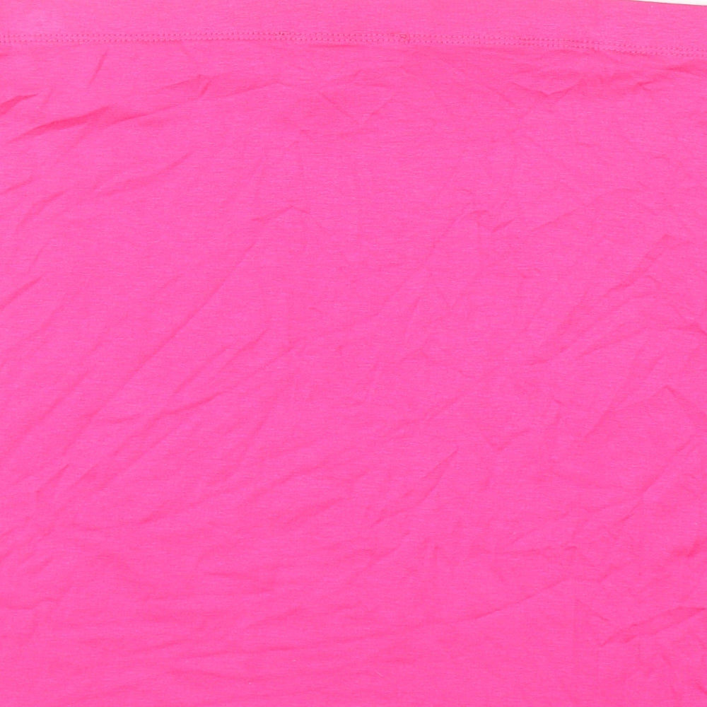 George Womens Pink Viscose Bandage Skirt Size 14