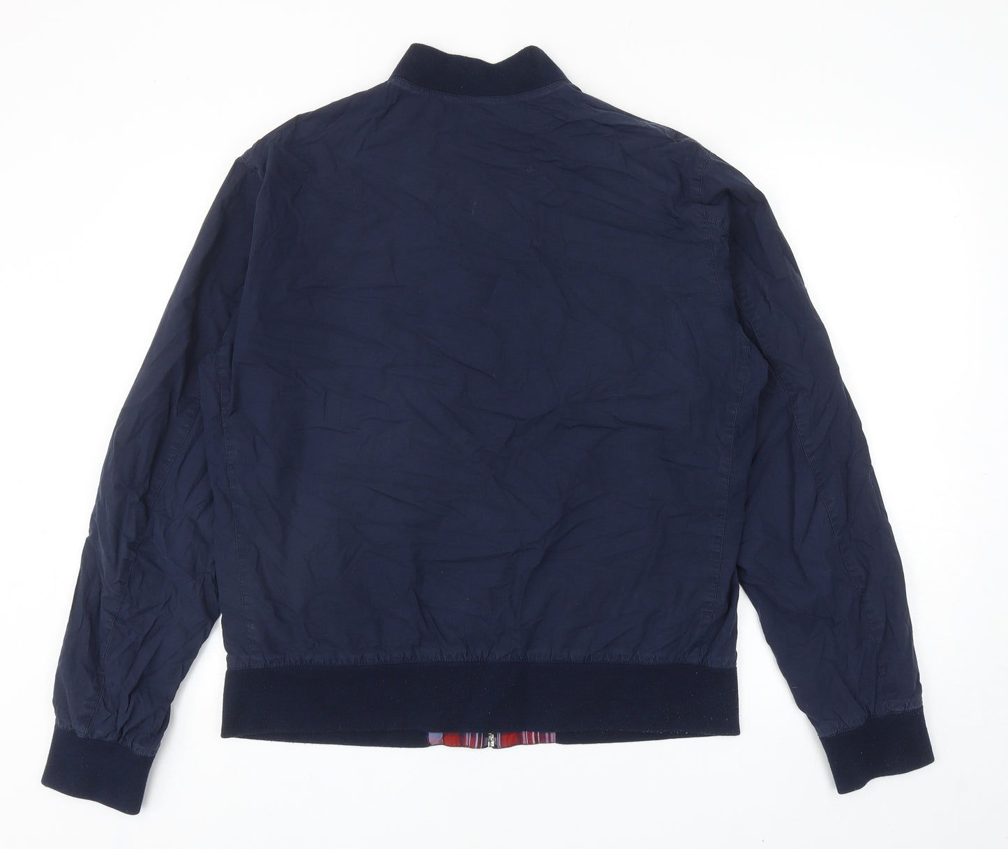Uniqlo Mens Blue Bomber Jacket Jacket Size L Zip
