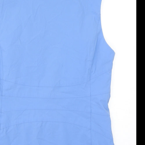 Cutter & Buck Womens Blue Gilet Waistcoat Size L Zip