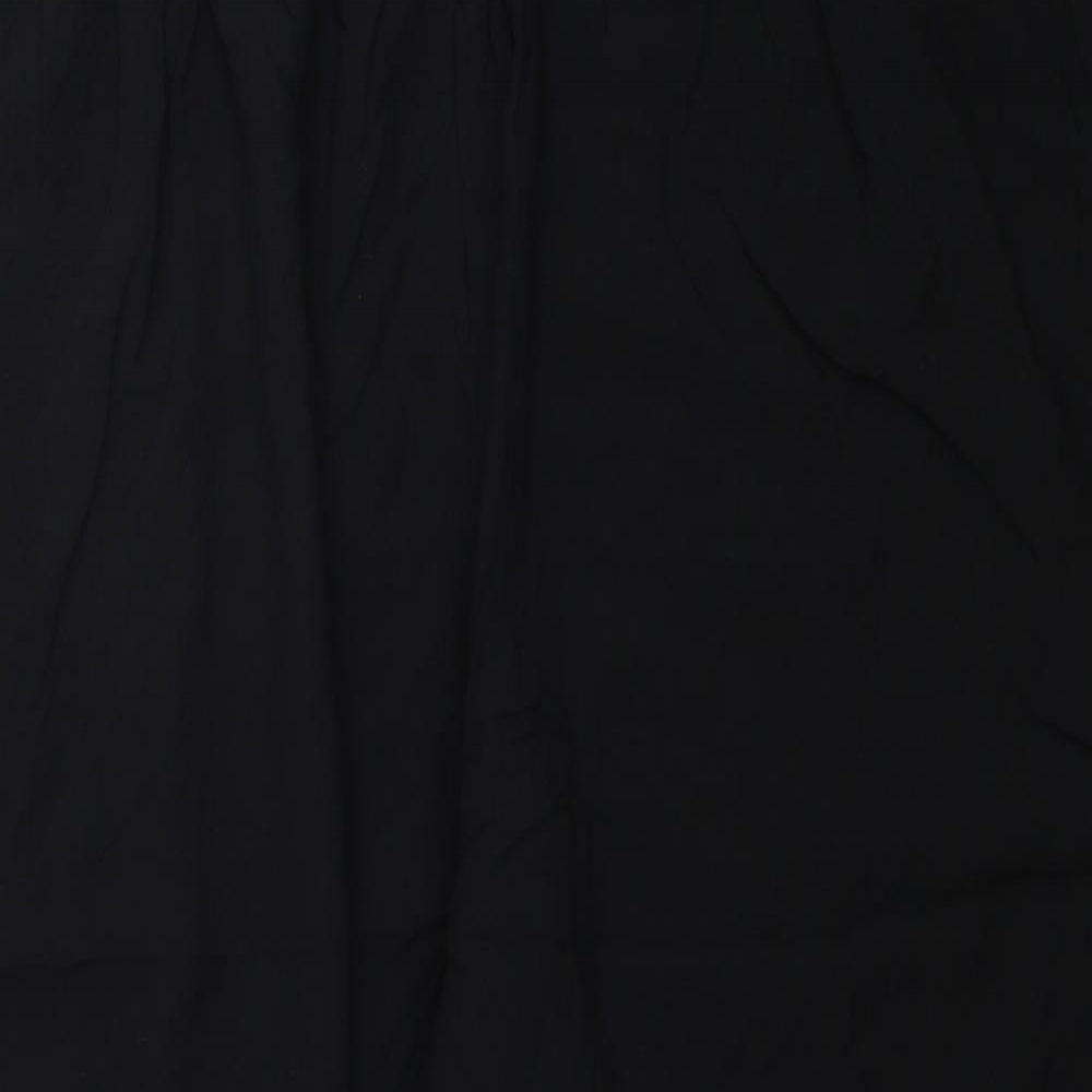 SheIn Womens Black Viscose Trousers Size 2XL Regular