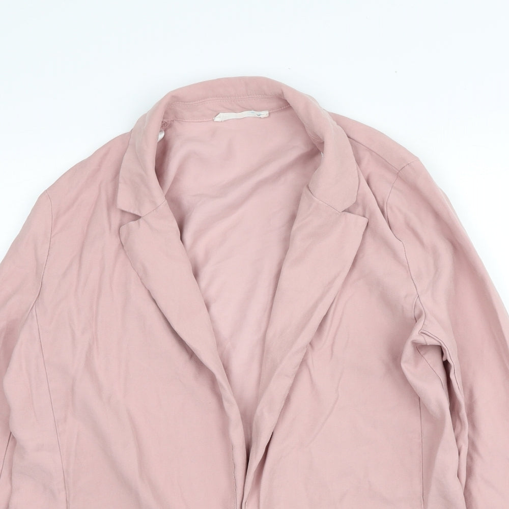 Primark Womens Pink Jacket Blazer Size 12