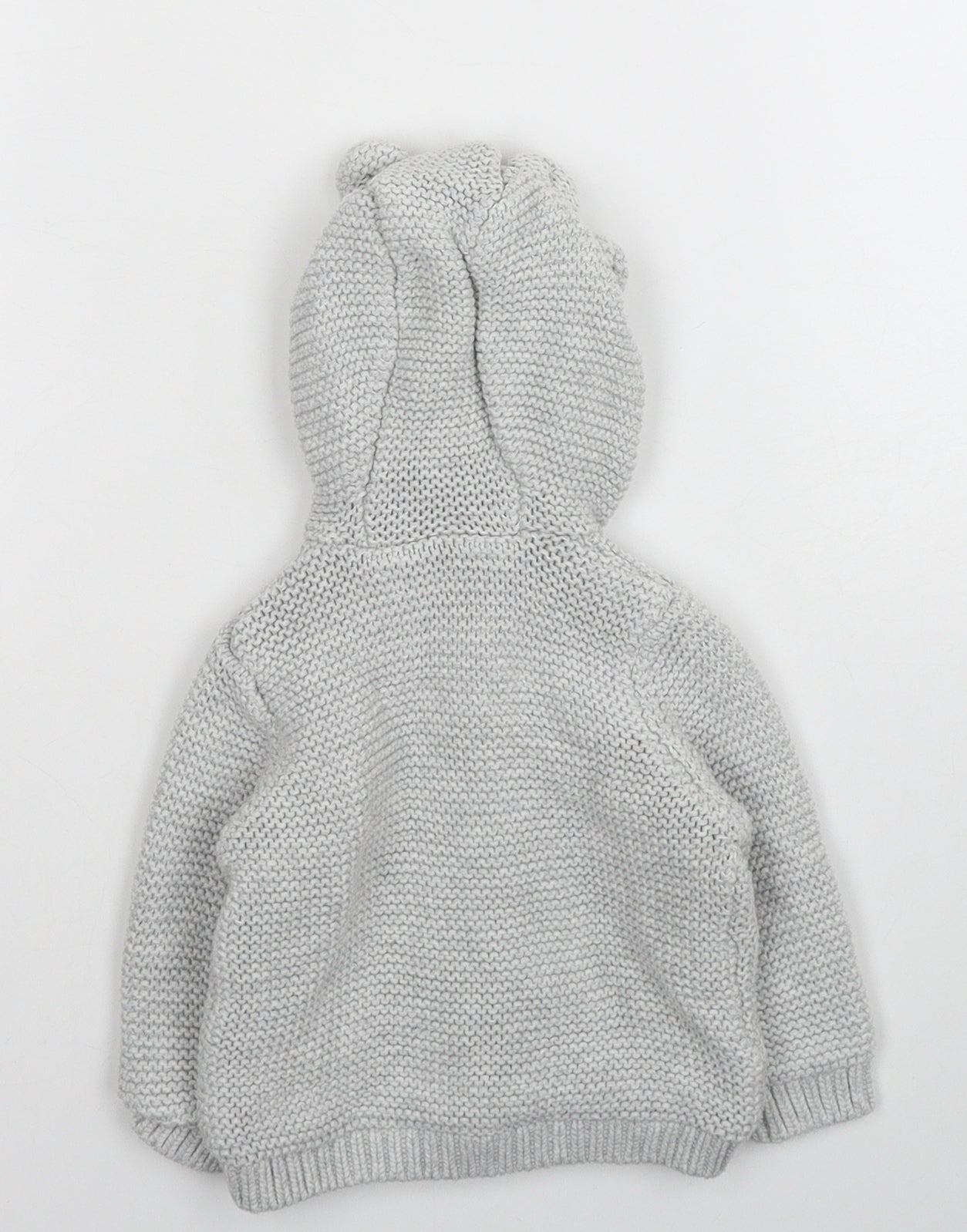 Marks and Spencer Baby Grey Jacket Coatigan Size 3-6 Months Button