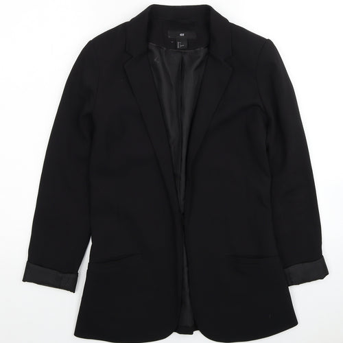 H&M Womens Black Jacket Size 4XL