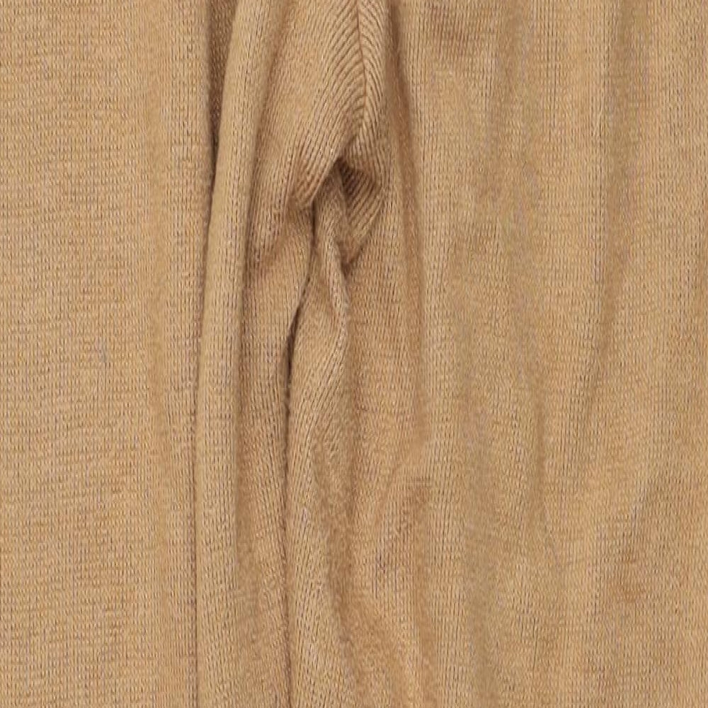 Zara Womens Brown Viscose Sweatpants Trousers Size S Regular