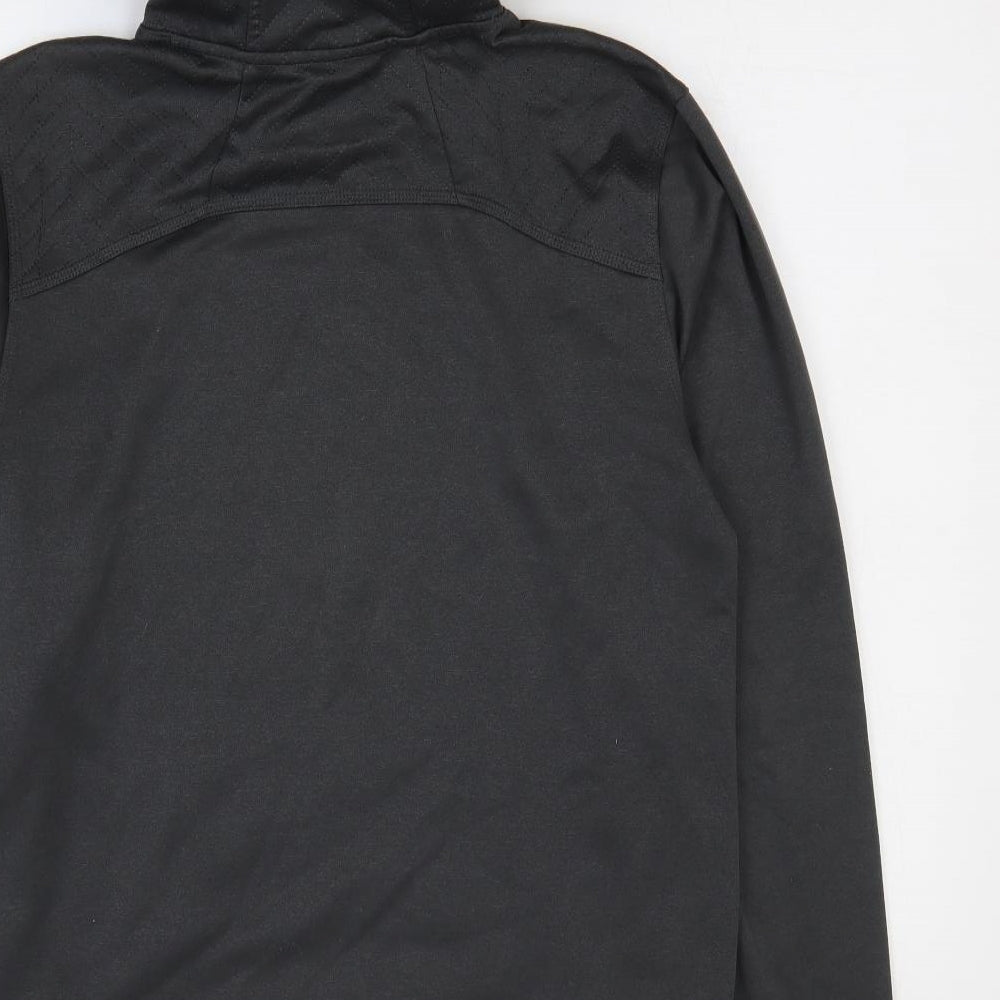 The North Face Mens Black Polyester Pullover Hoodie Size S
