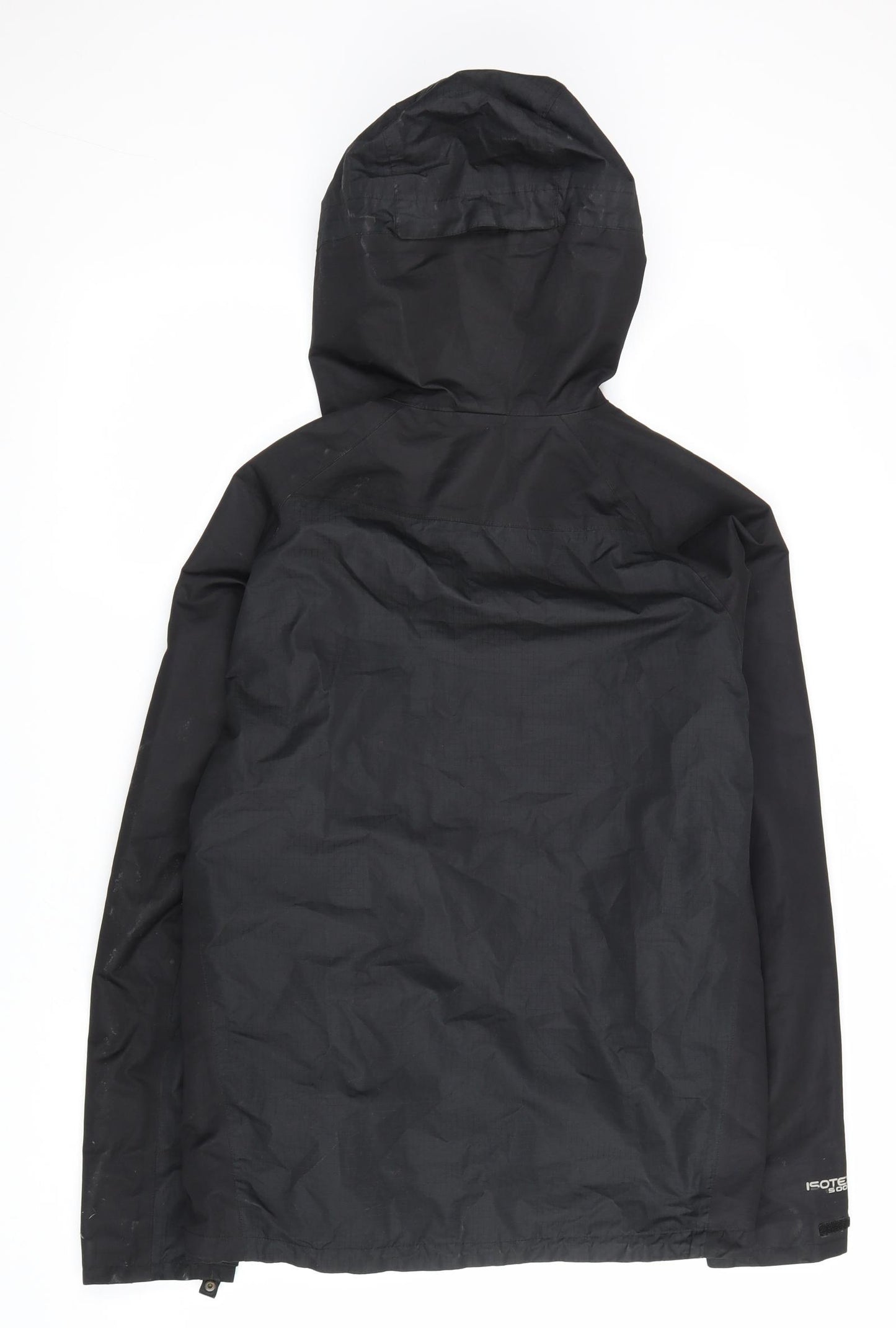 Regatta Mens Black Rain Coat Coat Size M Zip