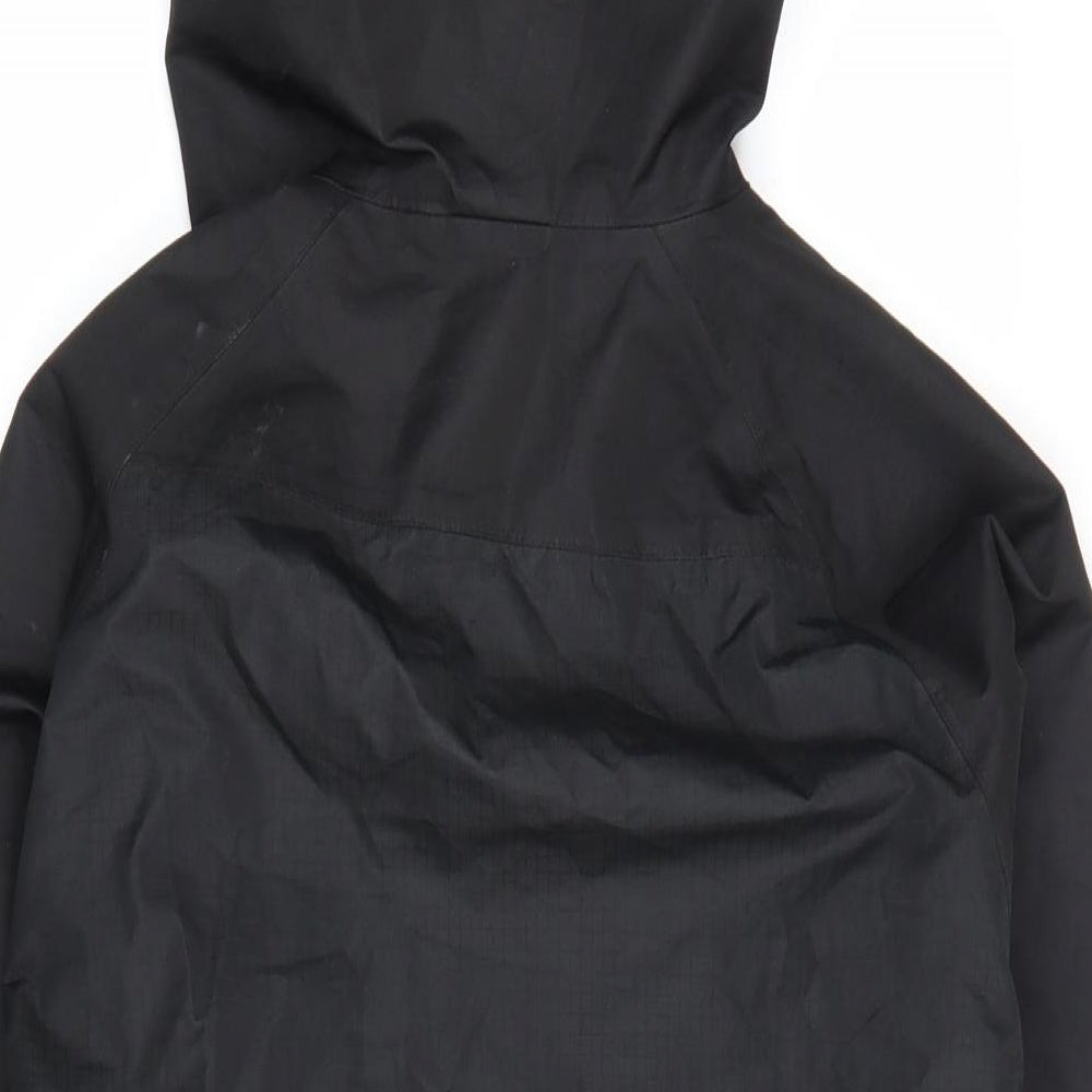 Regatta Mens Black Rain Coat Coat Size M Zip