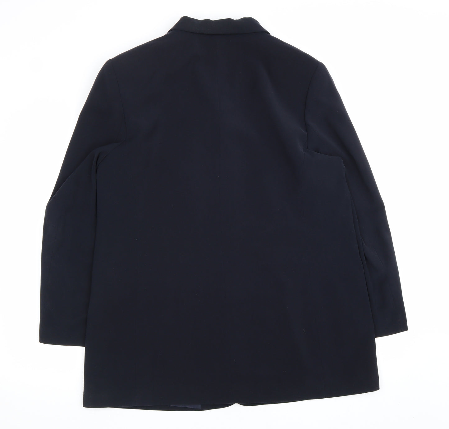 Poem Womens Black Jacket Size 18 Button