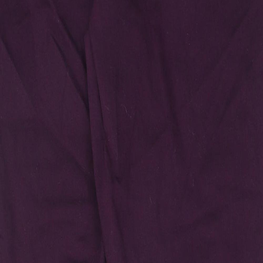 Marks and Spencer Womens Purple Cotton Jegging Jeans Size 14 Regular