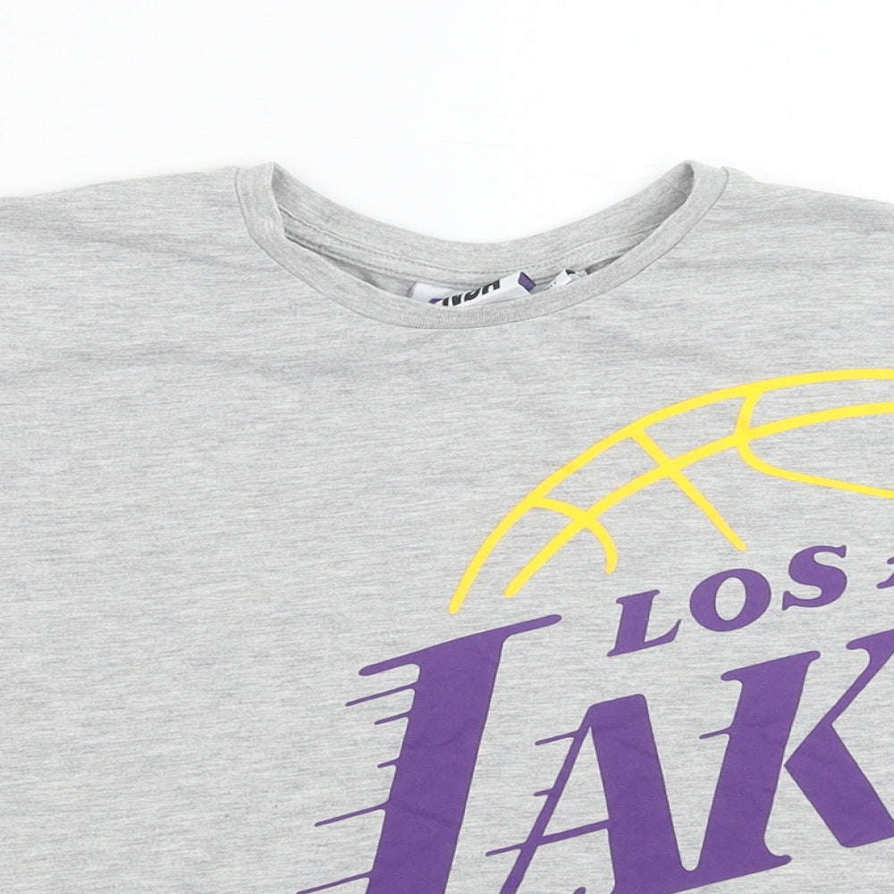 Primark Girls Grey Polyester Camisole Tank Size 13-14 Years Crew Neck Pullover - LA Lakers