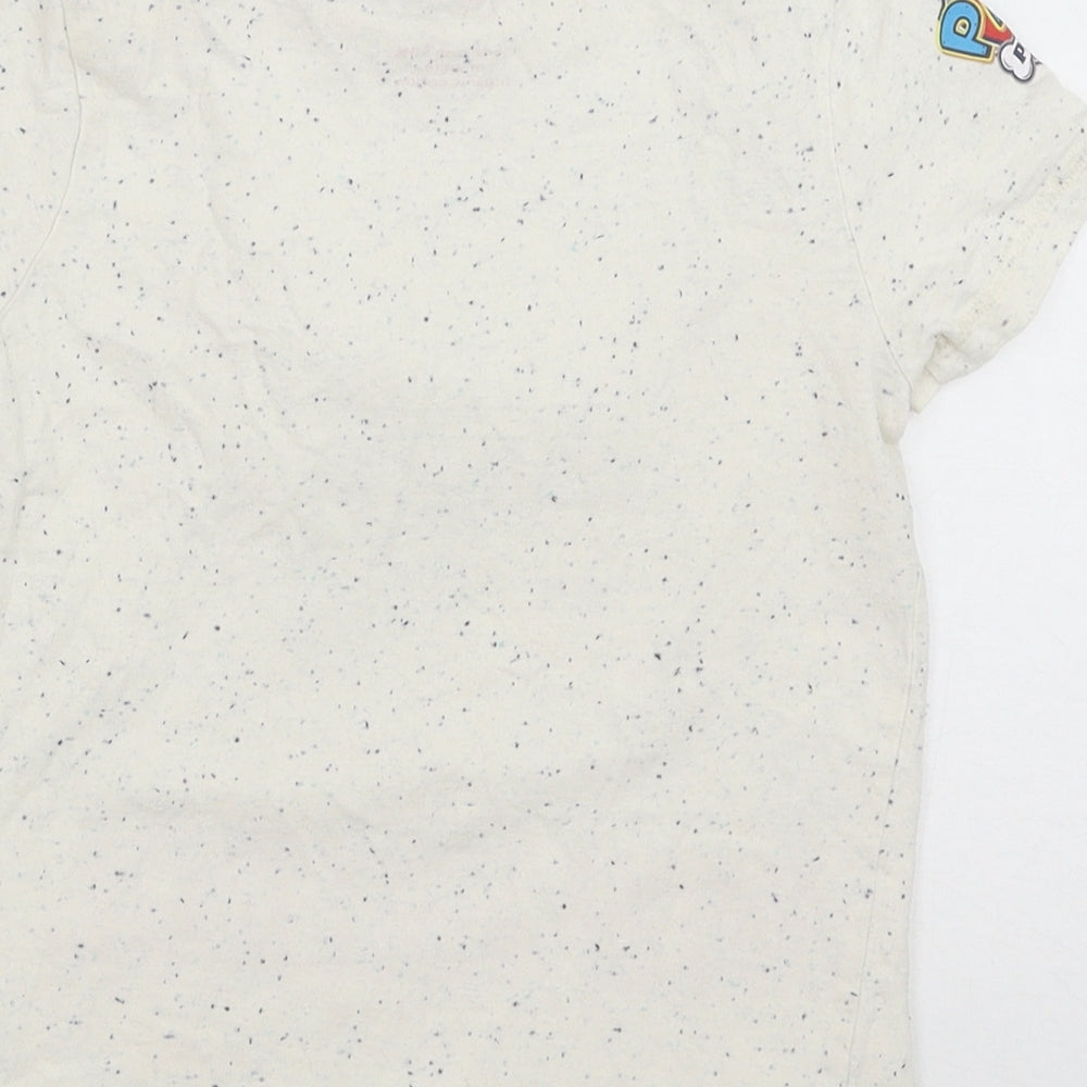 F&F Boys Multicoloured Polyester Pullover T-Shirt Size 5-6 Years Crew Neck Pullover - Paw Patrol
