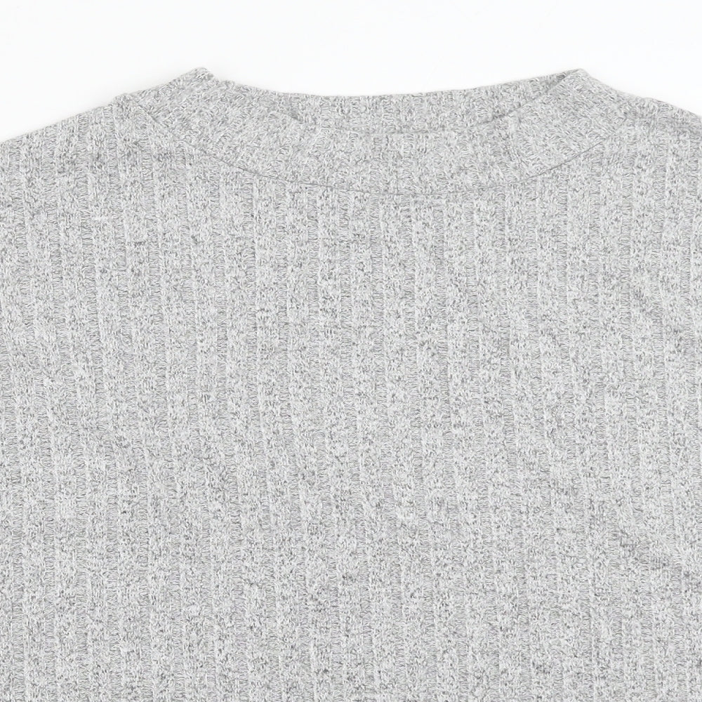 Marks and Spencer Womens Grey Polyester Pullover Sweatshirt Size 14 Pullover