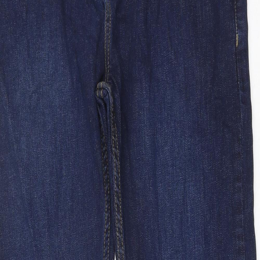 G-72 Denim Mens Blue Cotton Skinny Jeans Size 34 in L32 in Regular Button
