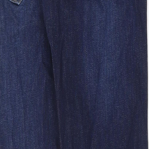 G-72 Denim Mens Blue Cotton Skinny Jeans Size 34 in L32 in Regular Button