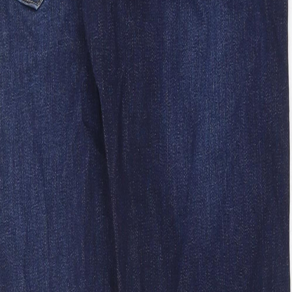 G-72 Denim Mens Blue Cotton Skinny Jeans Size 34 in L32 in Regular Button