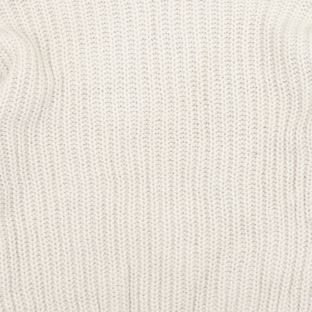 Atmosphere Womens Beige Roll Neck Acrylic Pullover Jumper Size XS