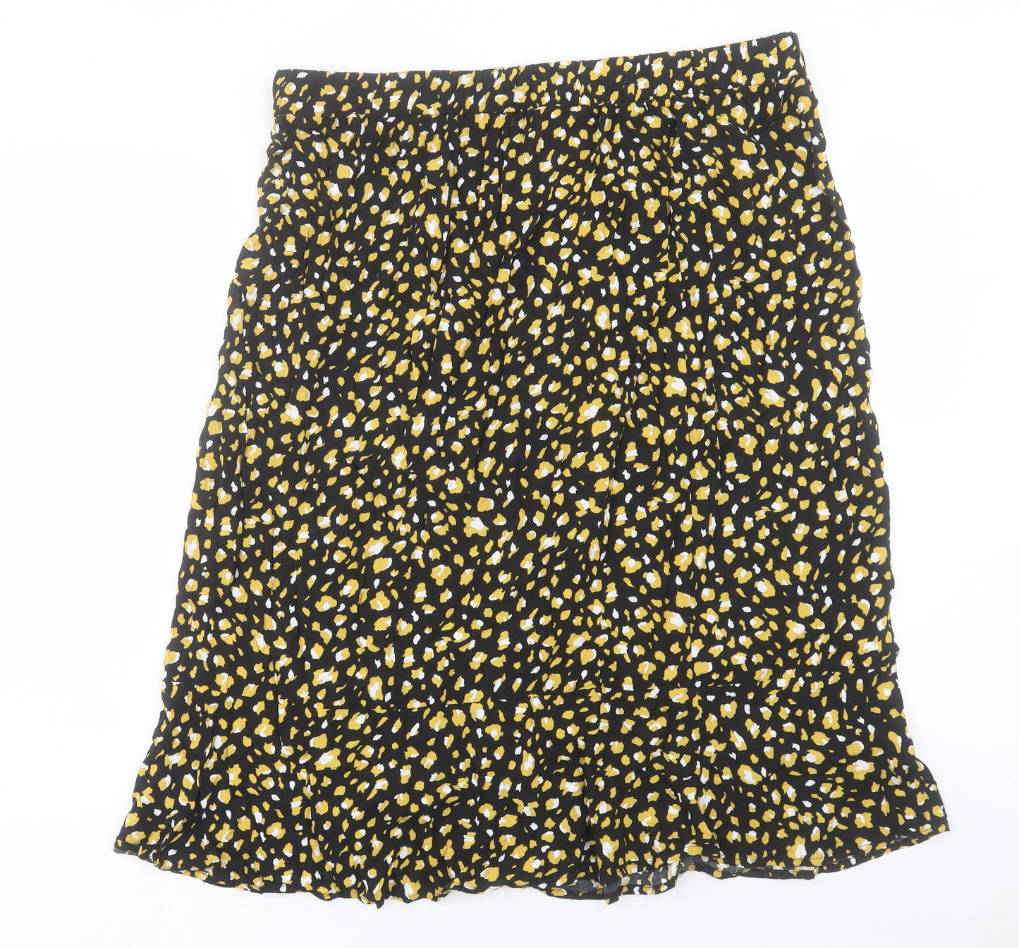 Brandtex Womens Multicoloured Geometric Viscose A-Line Skirt Size 20