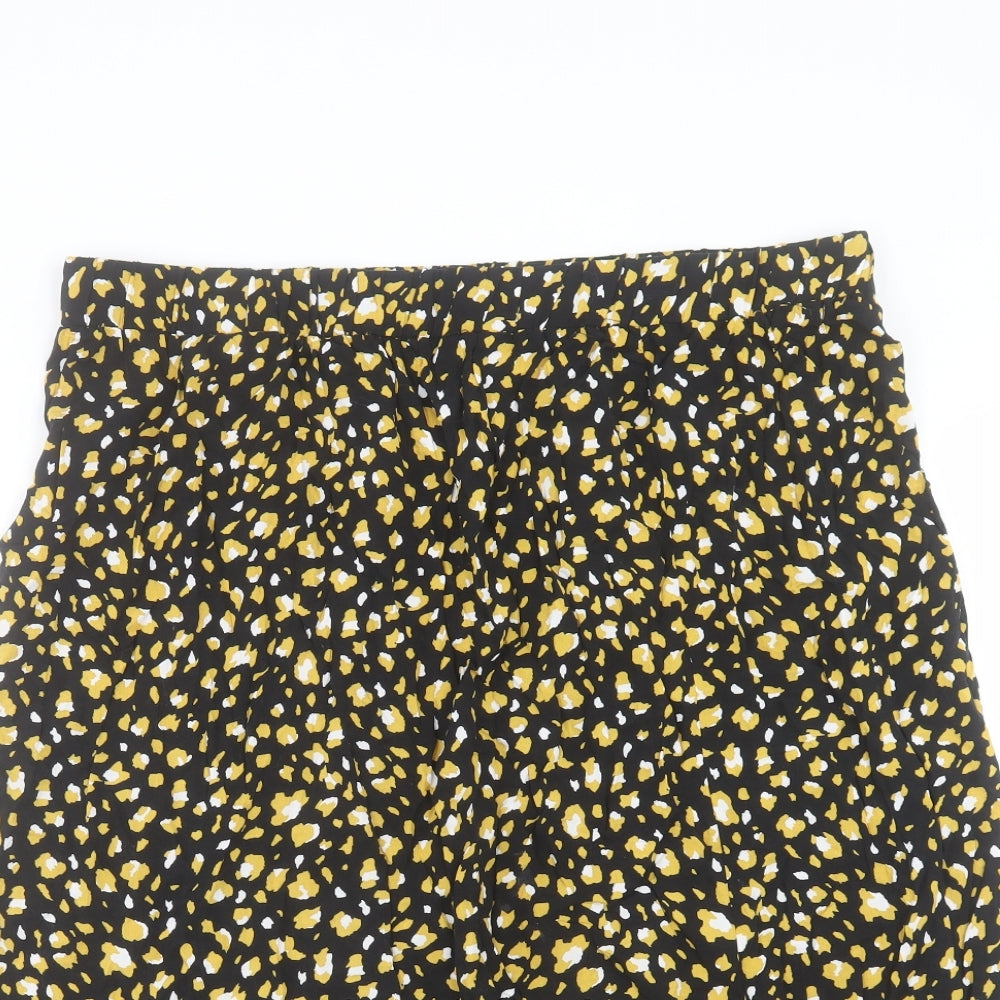 Brandtex Womens Multicoloured Geometric Viscose A-Line Skirt Size 20