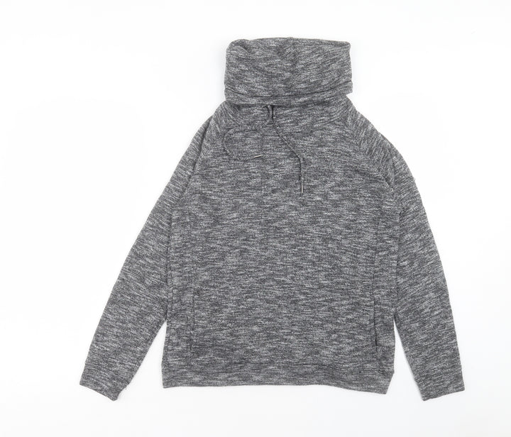Atmosphere Womens Grey Polyester Pullover Sweatshirt Size 12 Pullover