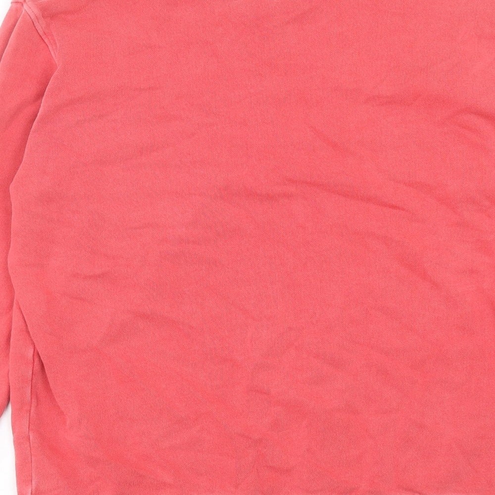 Marks and Spencer Mens Red Cotton Pullover Sweatshirt Size M