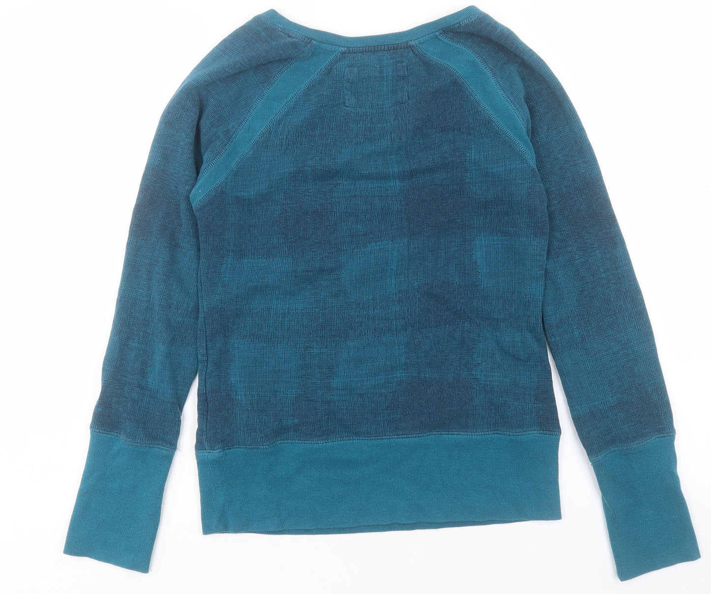 Hurley Womens Blue Cotton Pullover Sweatshirt Size S Pullover
