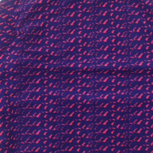 Marks and Spencer Womens Purple Geometric Jacket Size 12 Zip