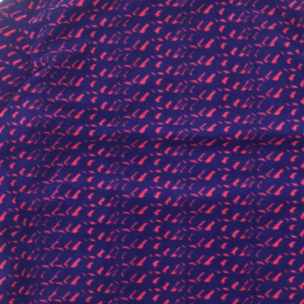 Marks and Spencer Womens Purple Geometric Jacket Size 12 Zip