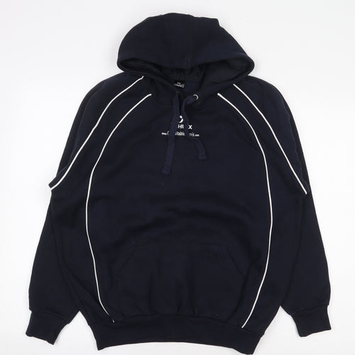 Yehlex Girls Blue Cotton Pullover Hoodie Size 14 Years Pullover - Stockport TTA