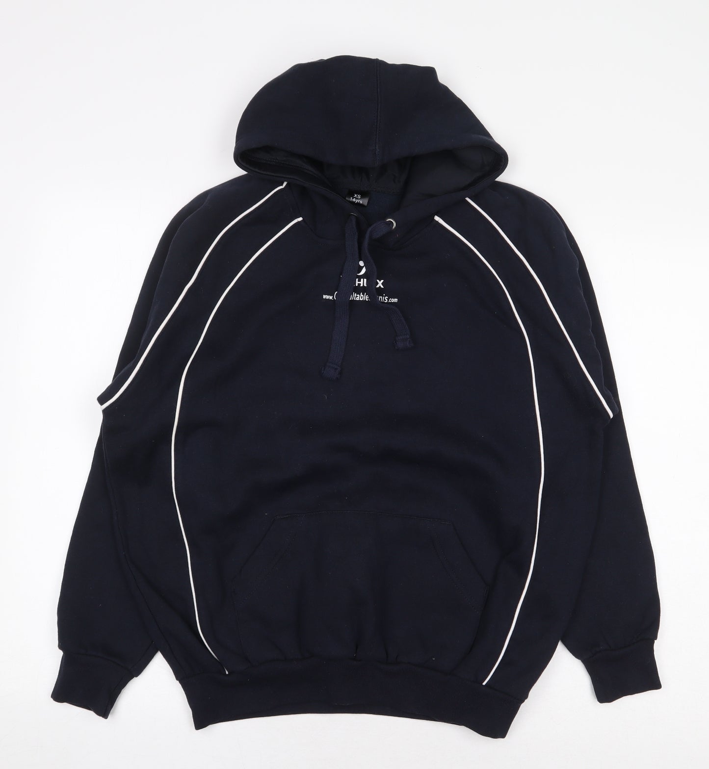Yehlex Girls Blue Cotton Pullover Hoodie Size 14 Years Pullover - Stockport TTA