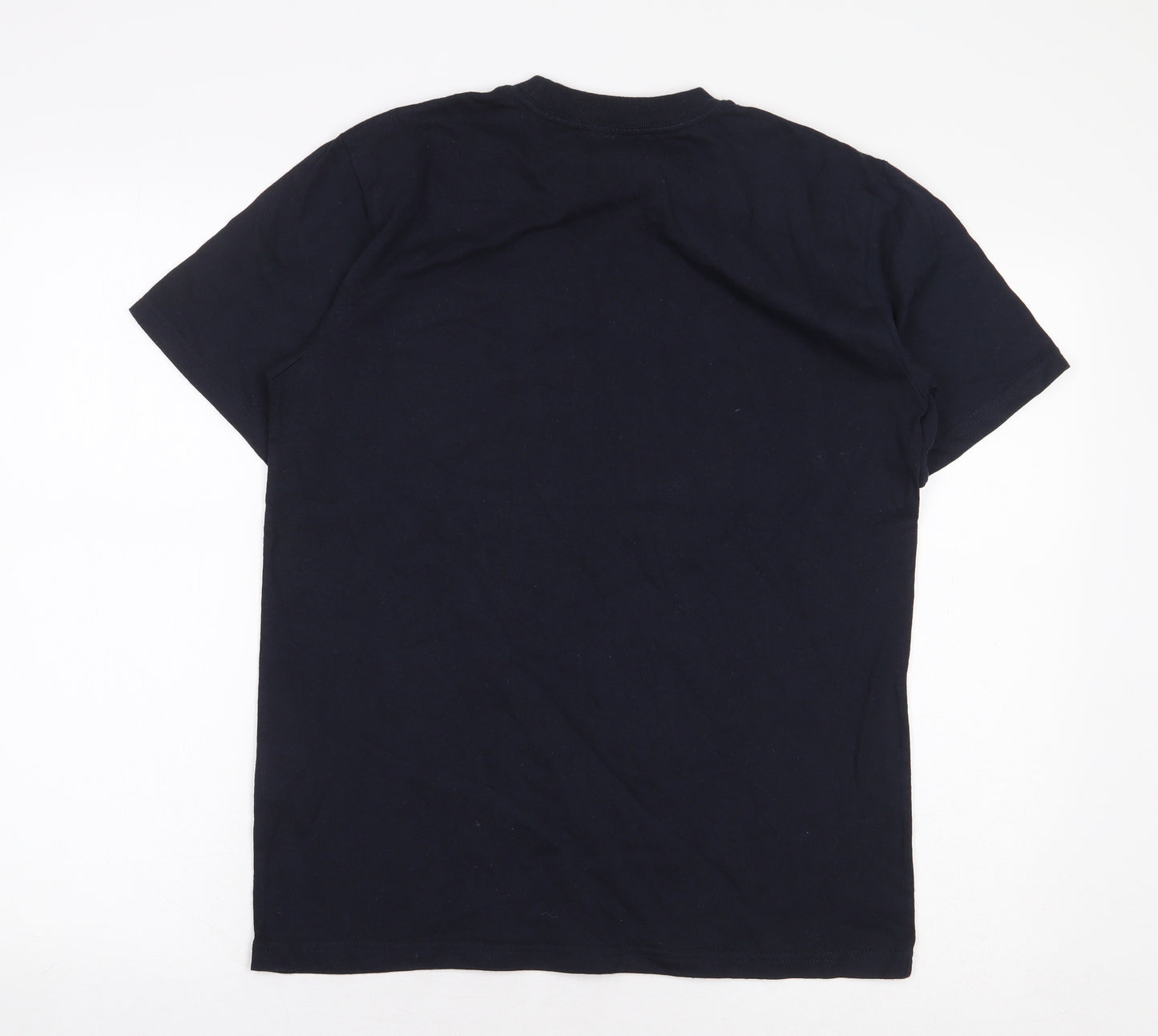 Carhartt Mens Blue Cotton T-Shirt Size S Round Neck