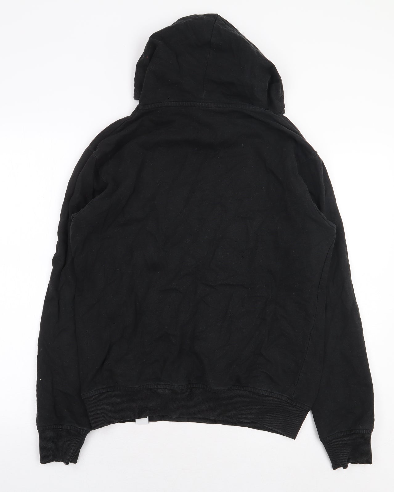 NICCE Mens Black Cotton Pullover Hoodie Size M