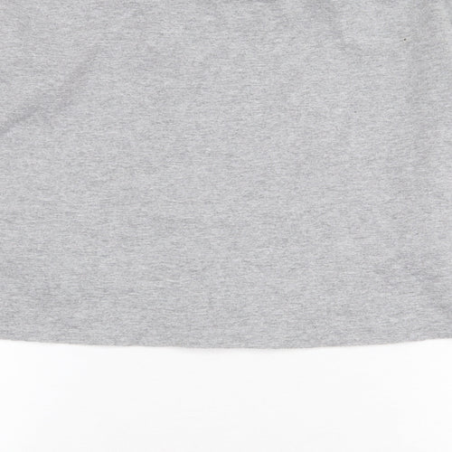 Topshop Womens Grey Cotton Pullover Sweatshirt Size M Pullover