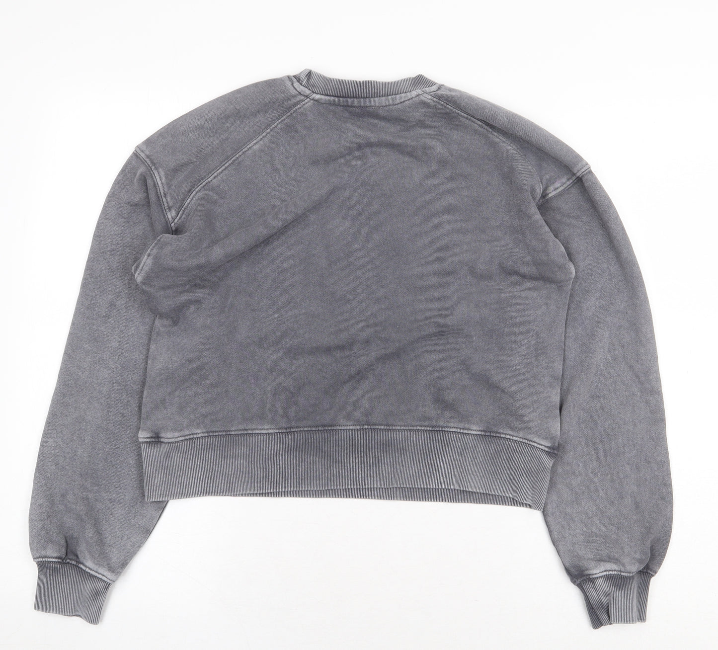 Zara Girls Grey Cotton Pullover Sweatshirt Size 13-14 Years Pullover