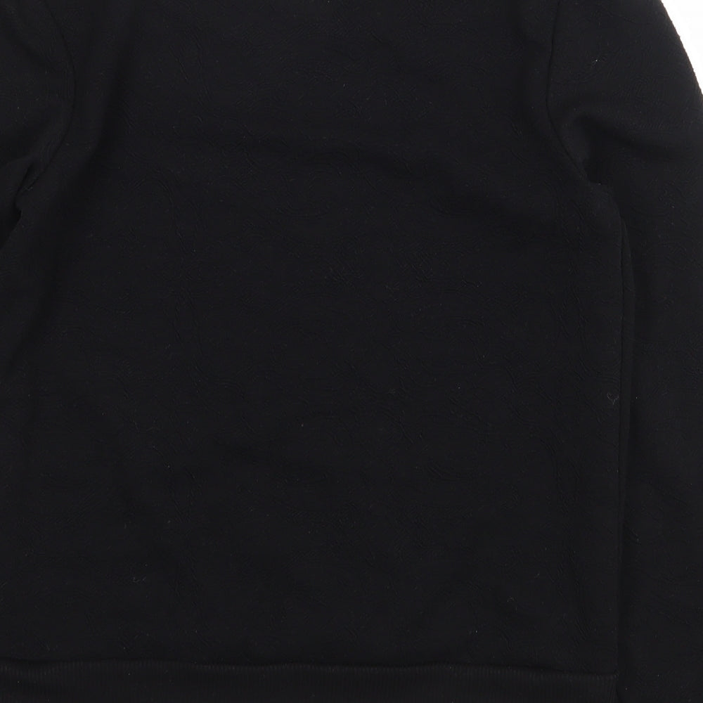 Epanouir Womens Black Polyester Pullover Sweatshirt Size 8 Pullover