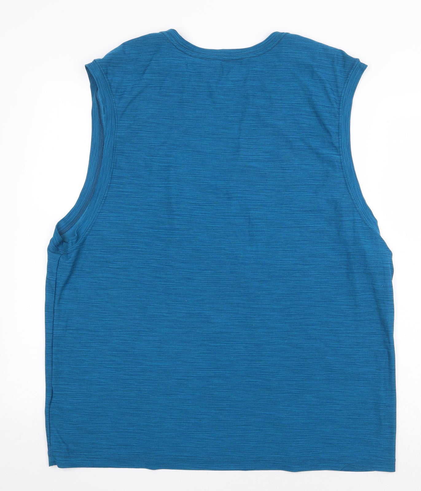 Nike Mens Blue Polyester Basic Tank Size XL Round Neck Pullover
