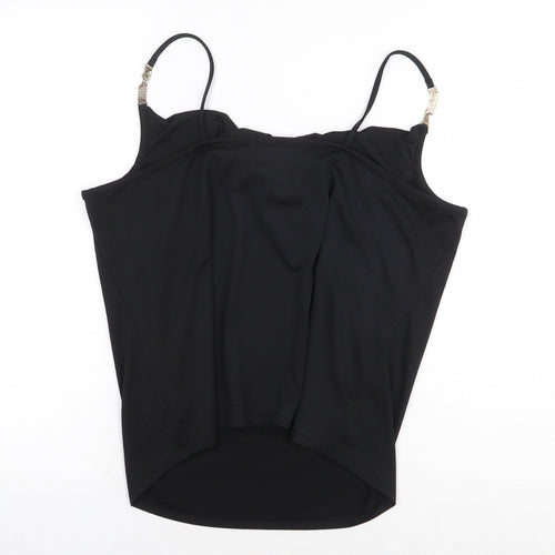 George Womens Black Polyester Camisole Polo Size 20 Cowl Neck