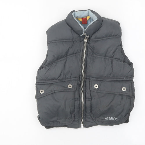 Skhuaban Boys Grey Gilet Jacket Size 2-3 Years Zip