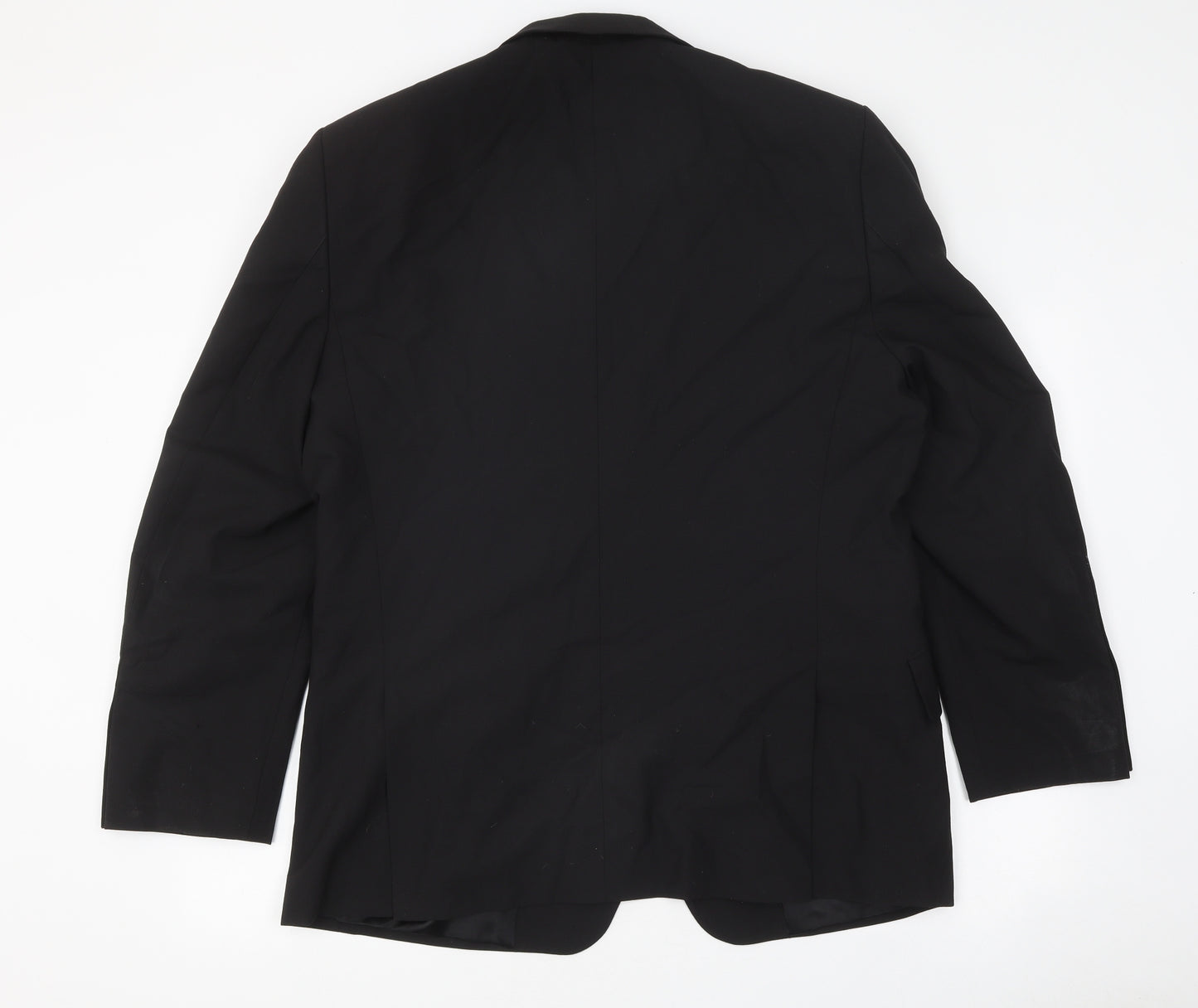 Incopatewear Mens Black Polyester Jacket Suit Jacket Size 42