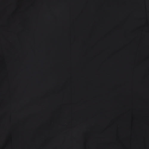 Incopatewear Mens Black Polyester Jacket Suit Jacket Size 42
