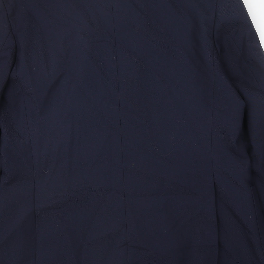 James Barry Mens Blue Jacket Size 40 Button