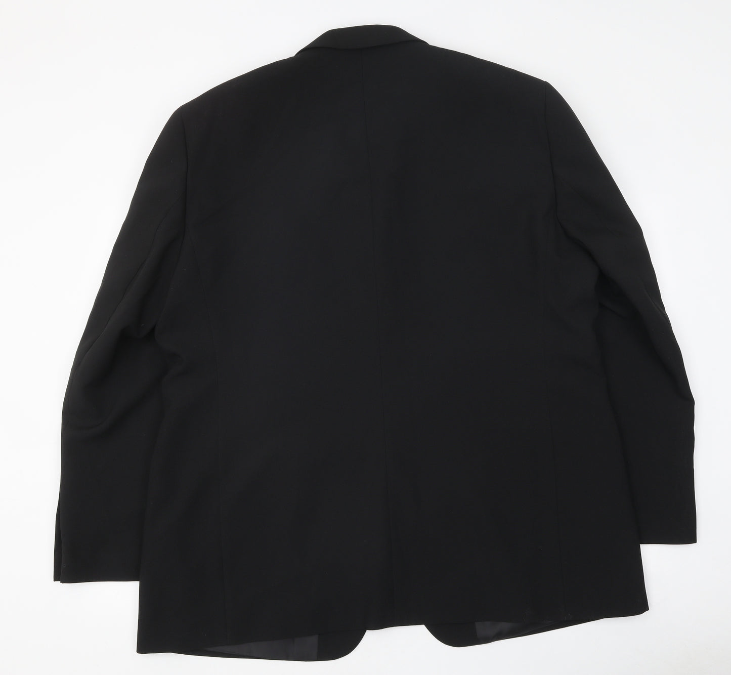 George Mens Black Polyester Jacket Blazer Size 46